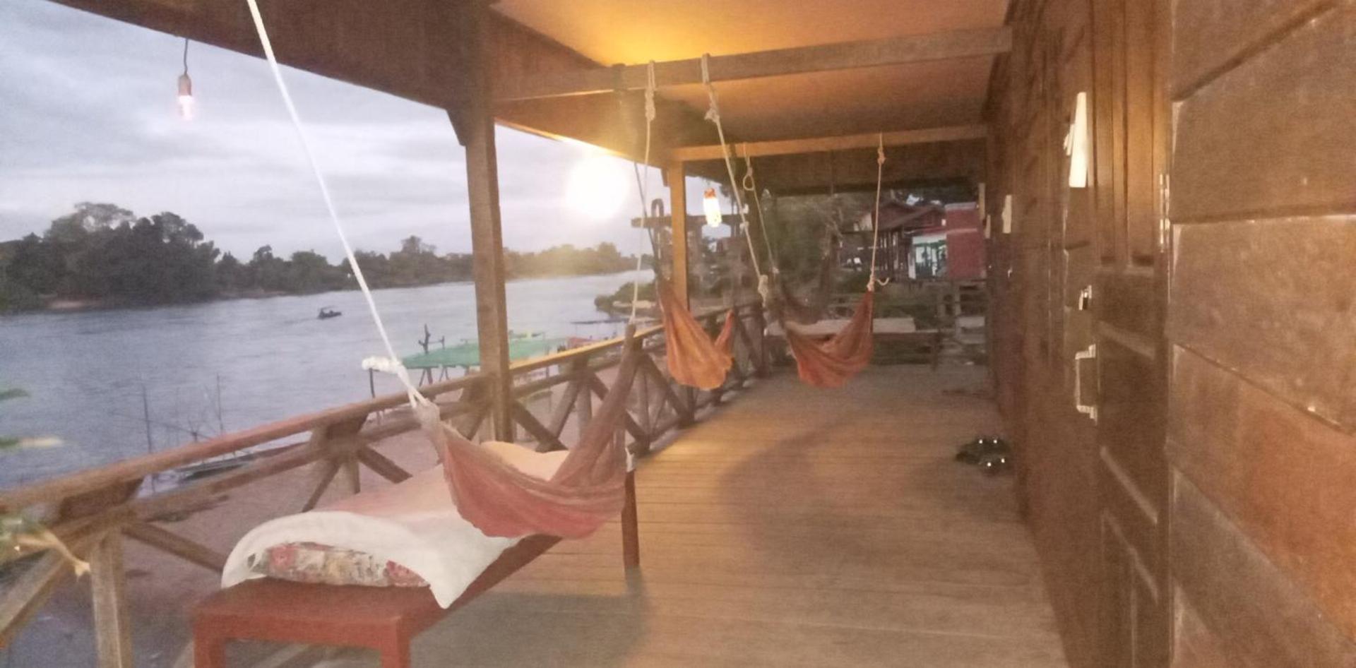 Champa Guesthouse Muang Không Buitenkant foto