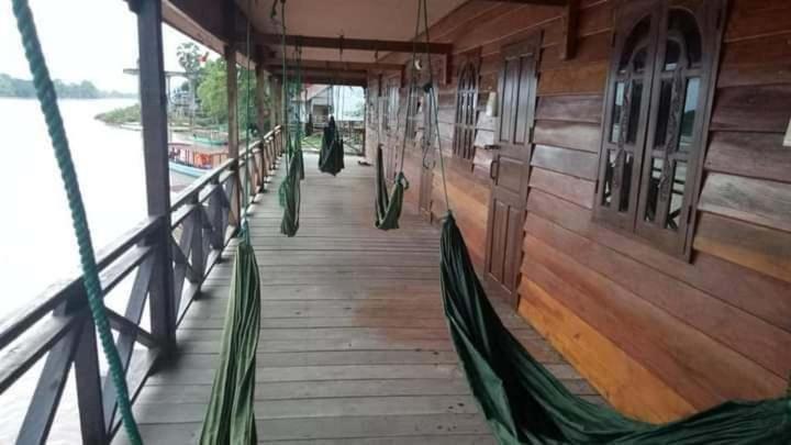 Champa Guesthouse Muang Không Buitenkant foto